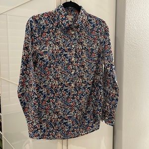 J.Crew liberty print popover